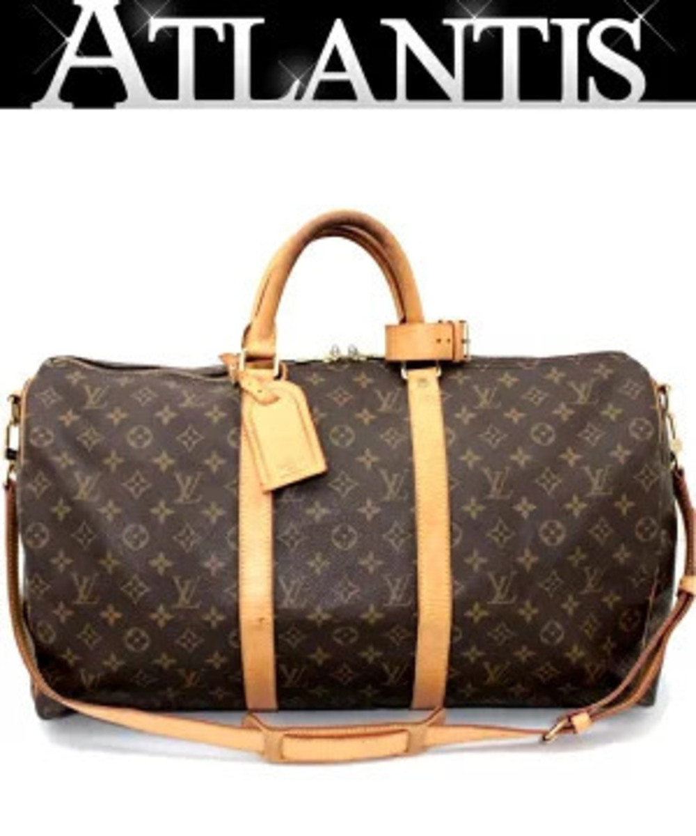 Louis Vuitton Keepall Bandouliere Boston Bag Monogram